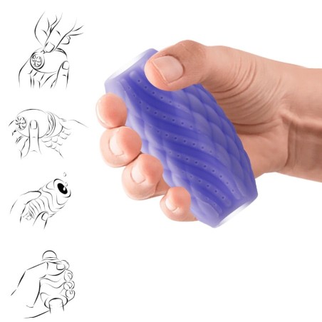 PRETTY LOVE - ATHENA EROS MASTURBADOR MASCULINO SILICONA MORADO PRETTY LOVE