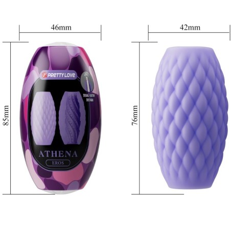 PRETTY LOVE - ATHENA EROS MASTURBADOR MASCULINO SILICONA MORADO PRETTY LOVE