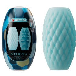 PRETTY LOVE - ATHENA EROS MASTURBADOR MASCULINO SILICONA CELESTE PRETTY LOVE