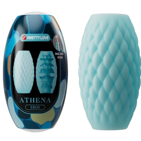 PRETTY LOVE - ATHENA EROS MASTURBADOR MASCULINO SILICONA CELESTE PRETTY LOVE