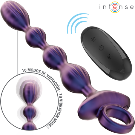INTENSE - JACKIE PLUG ANAL VIBRADOR MODELO 1 CONTROL REMOTO INTENSE ANAL TOYS