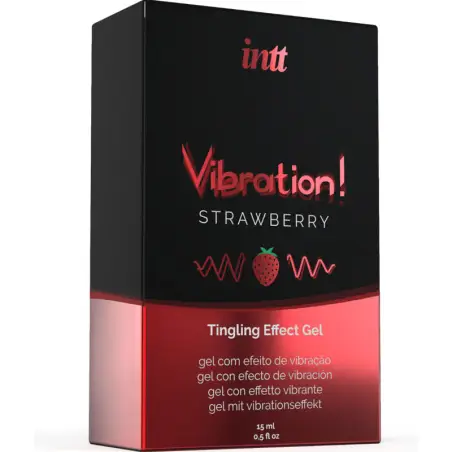 Potente Estimulante Íntimo Gel Vibrador Liquido Fresa 15 ml