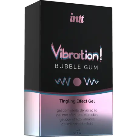 Potente Estimulante Íntimo Gel Vibrador Liquido Chicle 15 ml
