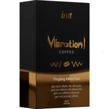 Potente Estimulante Íntimo Gel Vibrador Liquido Café 15 ml