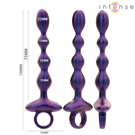 INTENSE - JACKIE PLUG ANAL VIBRADOR MODELO 1 CONTROL REMOTO INTENSE ANAL TOYS