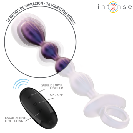 INTENSE - JACKIE PLUG ANAL VIBRADOR MODELO 1 CONTROL REMOTO INTENSE ANAL TOYS