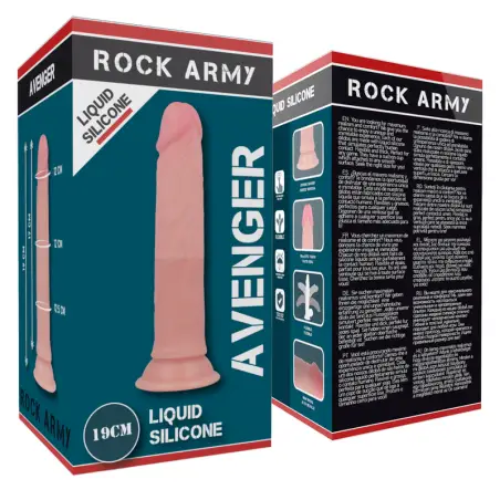Harness + Liquid Silicone Dildo Premium Avenger 19 cm