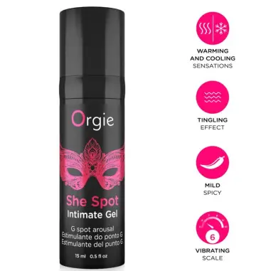 ORGIE - SHE SPOT GEL ÍNTIMO ESTIMULANTE PUNTO G 15 ML