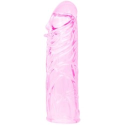 BAILE - FUNDA ROSA PENE SILICONA ESTIMULANTE 13 CM BAILE FOR HIM
