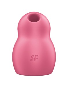 SATISFYER - PRO TO GO 1 ESTIMULADOR Y VIBRADOR DOBLE ROJO