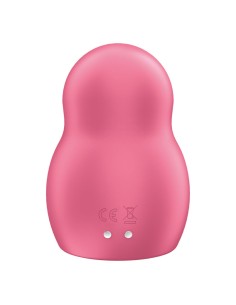 SATISFYER - PRO TO GO 1 ESTIMULADOR Y VIBRADOR DOBLE ROJO 2