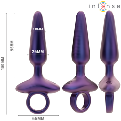INTENSE - MARLON PLUG ANAL VIBRADOR MODELO 4 CONTROL REMOTO INTENSE ANAL TOYS 2