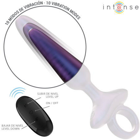 INTENSE - MARLON PLUG ANAL VIBRADOR MODELO 4 CONTROL REMOTO INTENSE ANAL TOYS