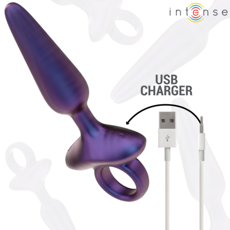 INTENSE - MARLON PLUG ANAL VIBRADOR MODELO 4 CONTROL REMOTO INTENSE ANAL TOYS