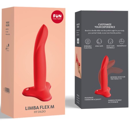 FUN FACTORY - LIMBA CONSOLADOR FLEXIBLE ROJO TALLA M FUN FACTORY