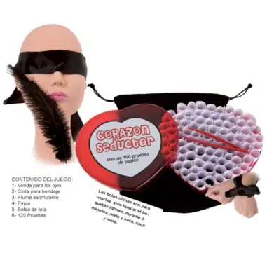 Juego Corazon Seductor - Comestible | Diablo Picante