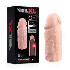 VIRILXL - EXTENSION DE PENE LIQUID SILICONE V3 NATURAL 2