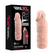 VIRILXL - EXTENSION DE PENE LIQUID SILICONE V5 NATURAL 2