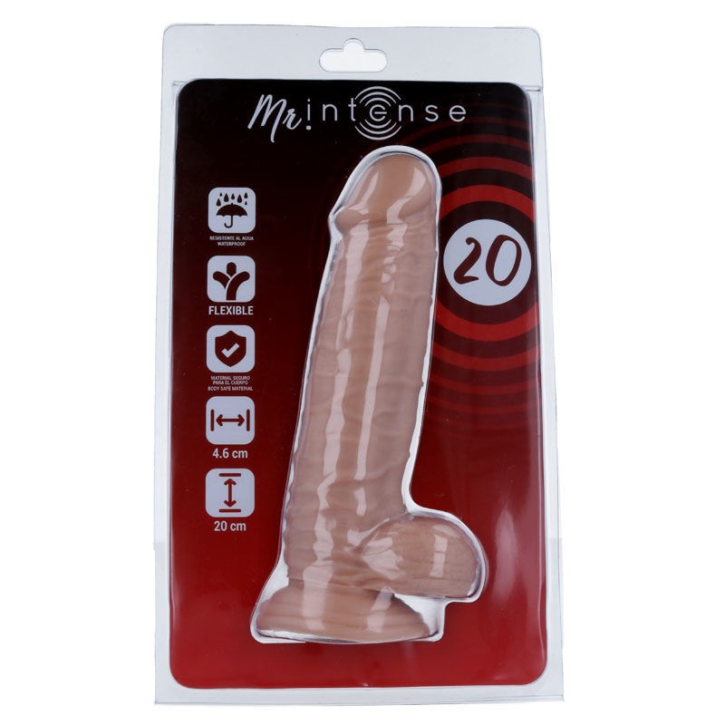 MR INTENSE - 20 PENE REALÍSTICO 20 CM -O- 4.6 CM 