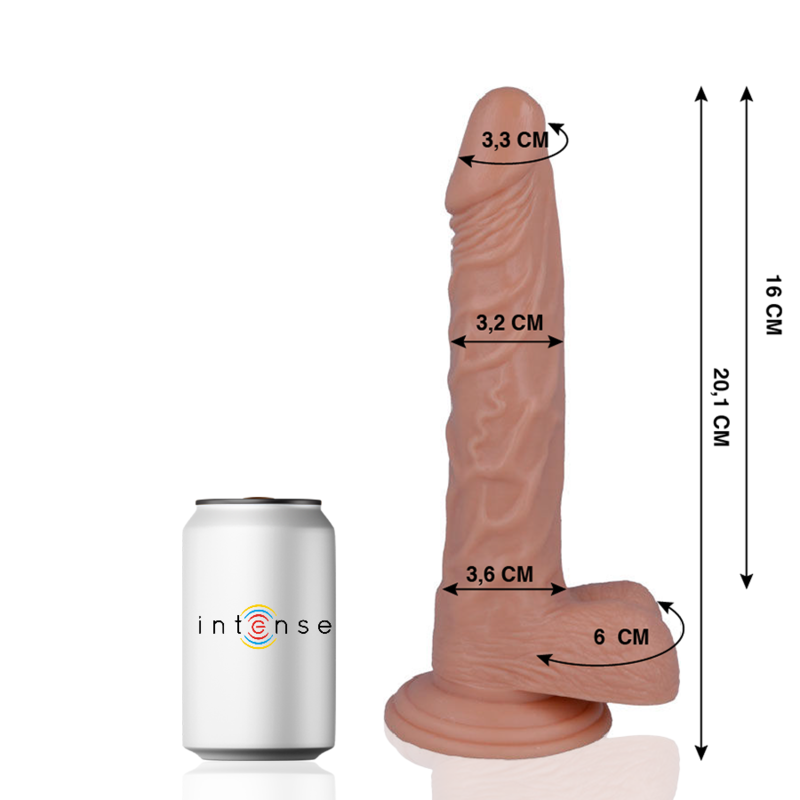 MR INTENSE - 21 PENE REALÍSTICO 20.1 CM -O- 3.2 CM 