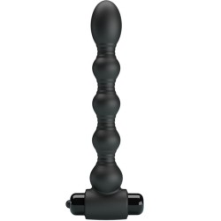 PRETTY LOVE - LYNN PLUG ANAL SILICONA 10 VIBRACIONES NEGRO PRETTY LOVE