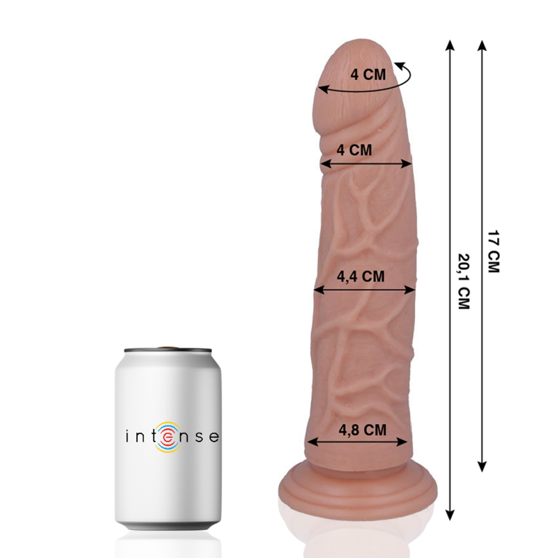 MR INTENSE - 22 PENE REALÍSTICO 20.1 CM -O- 4.4 CM 