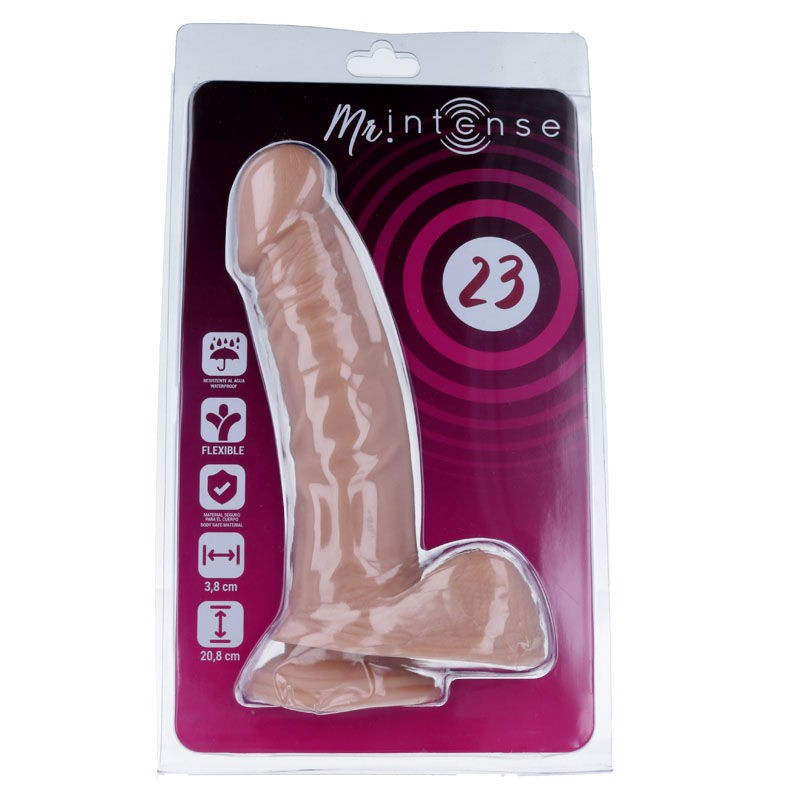 MR INTENSE - 23 PENE REALÍSTICO 20.8 CM -O- 3.8 CM 