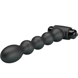 PRETTY LOVE - LYNN PLUG ANAL SILICONA 10 VIBRACIONES NEGRO PRETTY LOVE 2