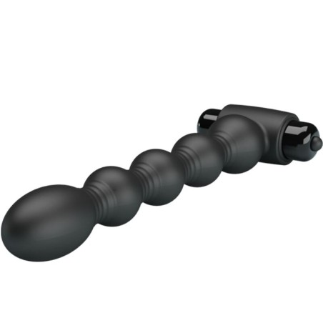 PRETTY LOVE - LYNN PLUG ANAL SILICONA 10 VIBRACIONES NEGRO PRETTY LOVE