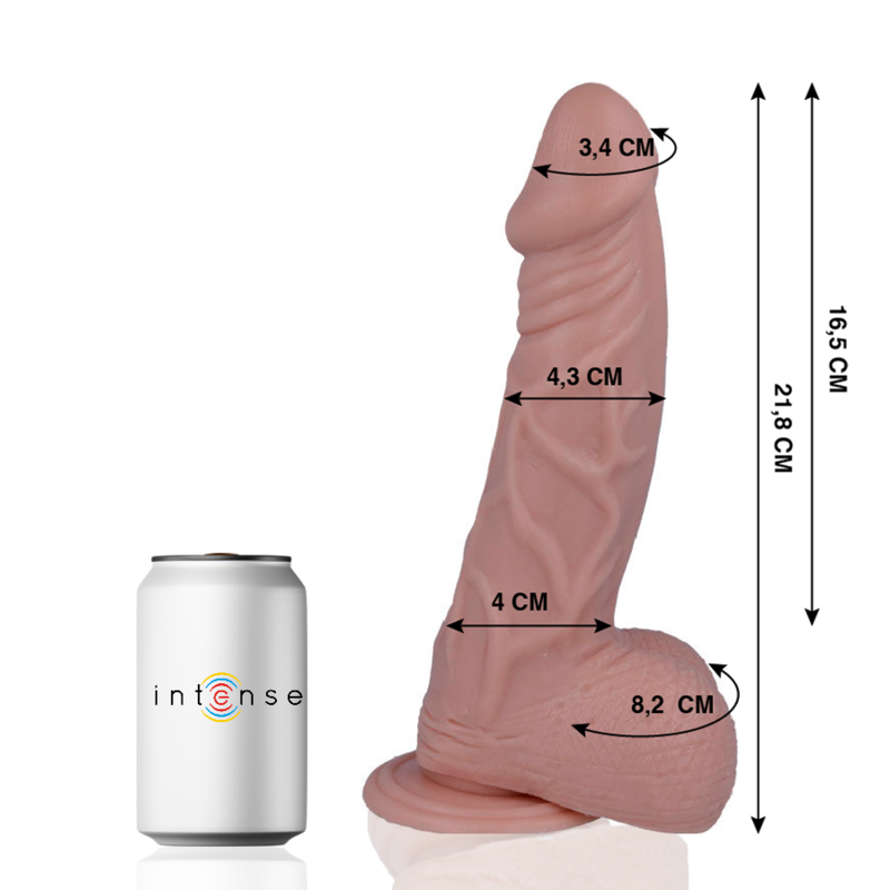 MR INTENSE - 25 REALISTIC COCK 21.8 CM -O- 4.3 CM 