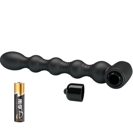PRETTY LOVE - LYNN PLUG ANAL SILICONA 10 VIBRACIONES NEGRO PRETTY LOVE