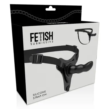Silicona Negro G-Spot 16 cm | Fetish Submissive Harness
