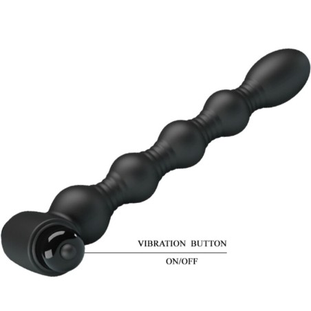 PRETTY LOVE - LYNN PLUG ANAL SILICONA 10 VIBRACIONES NEGRO PRETTY LOVE