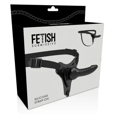 Silicona Negro Realistic 16 cm | Fetish Submissive Harness
