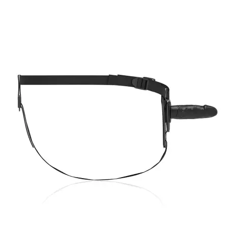 Silicona Negro Realistic 15 cm | Fetish Submissive Harness