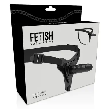 Silicona Negro Realistic 15 cm | Fetish Submissive Harness