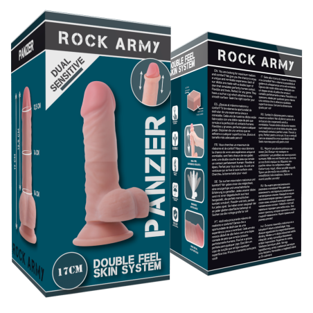 ROCKARMY - DUAL DENSITY PANZER DILDO REALISTA 17 CM -O- 4.46 CM ROCK ARMY