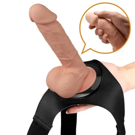Harness Briefs Arnés Universal con Dildo Jerry 21.8 cm