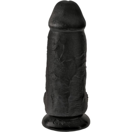 KING COCK - PENE REALÍSTICO CHUBBY 23 CM NEGRO KING COCK