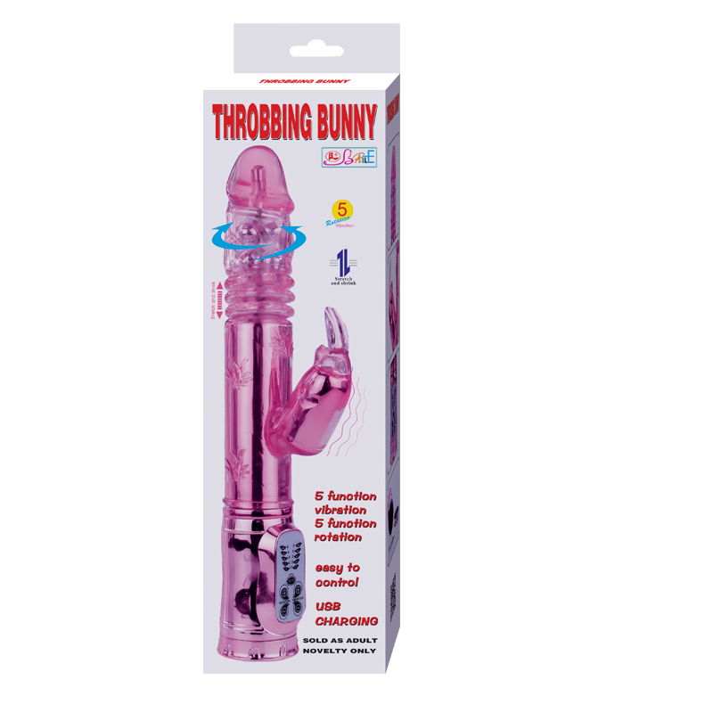 BAILE - THROBBING BUNNY ROTADOR RAMPANTE ROSA 