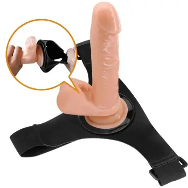 Harness Briefs Arnés Universal con Dildo Tom 20 cm Natural