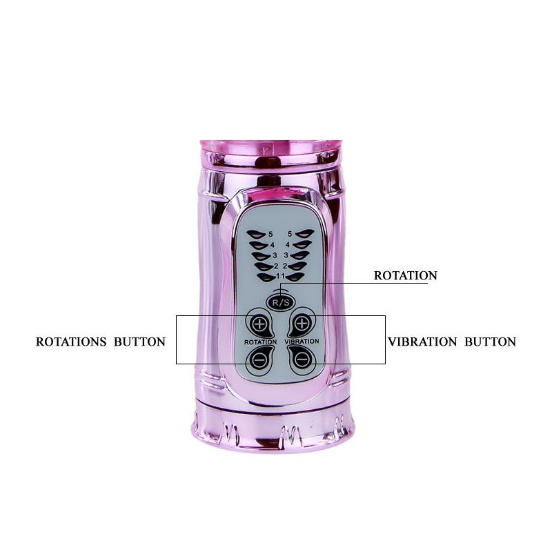 BAILE - THROBBING BUNNY ROTADOR RAMPANTE ROSA 