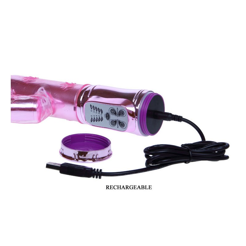 BAILE - THROBBING BUNNY ROTADOR RAMPANTE ROSA 