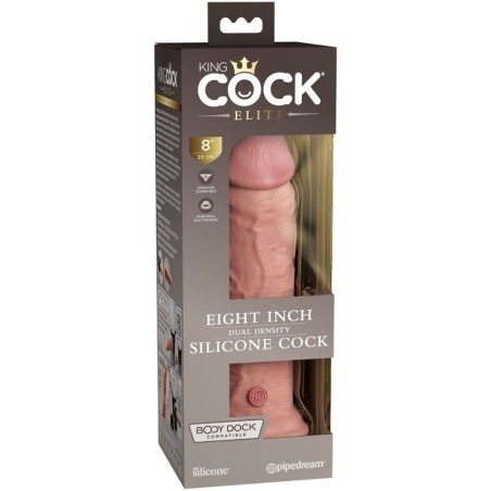 KING COCK - ÉLITE DILDO REALÍSTICO SILICONA 20.3 CM KING COCK