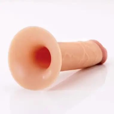 Arnés con Dildo Hueco de Silicona 20,3 cm - Tacto Realista