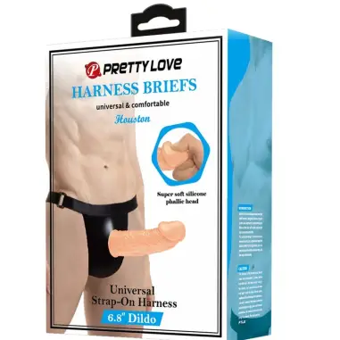 Harnnes Briefs con Didlo Incluido - Sumergible | Pretty Love