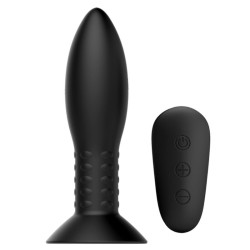 MR PLAY - PLUG CON BOLAS ROTADORAS NEGRO CONTROL REMOTO MR PLAY