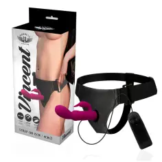 HARNESS ATTRACTION - ARNÉS  VIBRADOR RABBIT VINCENT 15 CM -O- 4 CM 2