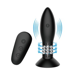MR PLAY - PLUG CON BOLAS ROTADORAS NEGRO CONTROL REMOTO MR PLAY 2