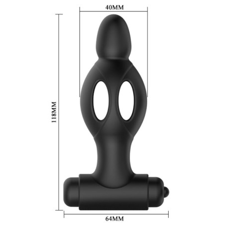 MR PLAY - PLUG ANAL DE SILICONA CON VIBRACIÓN MR PLAY